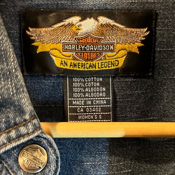 Vintage Harley Davidson button down shirt - Picture 6 of 8